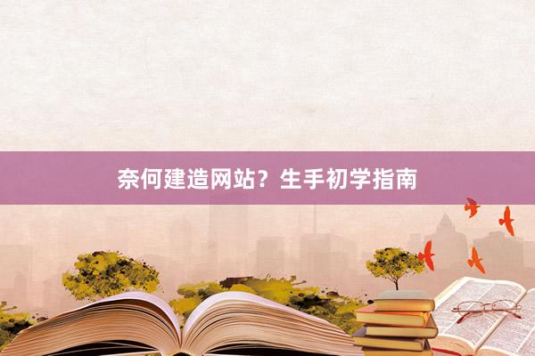 奈何建造网站?生手初学指南